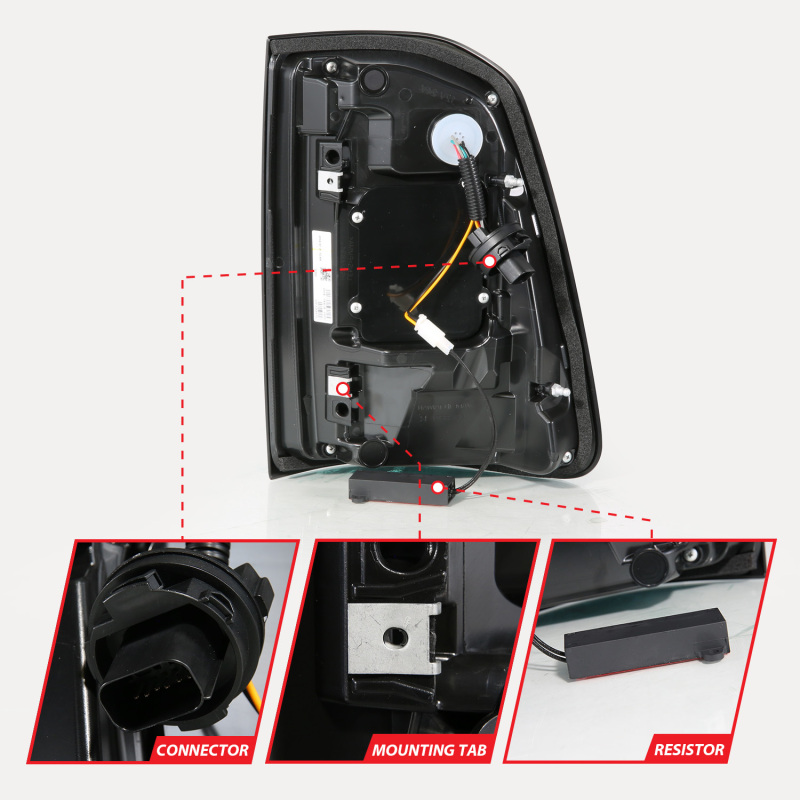 Chevrolet Silverado 1500 Classic Brake Kit - Rear - R1 Concepts - Drilled & Slotted Rotors + Off-Road/Tow Pads - `03-`07